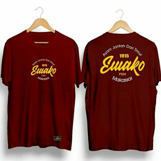 TSHIRT BAJU KAOS DISTRO PSM MAKASSAR EWAKO AYAM JANTAN DARI TIMUR
