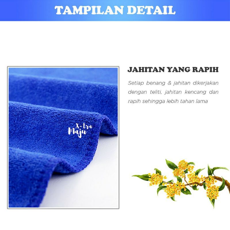 Sapu Tangan Handuk Micro / Kain Lap Micro 35x35cm-polos Premium