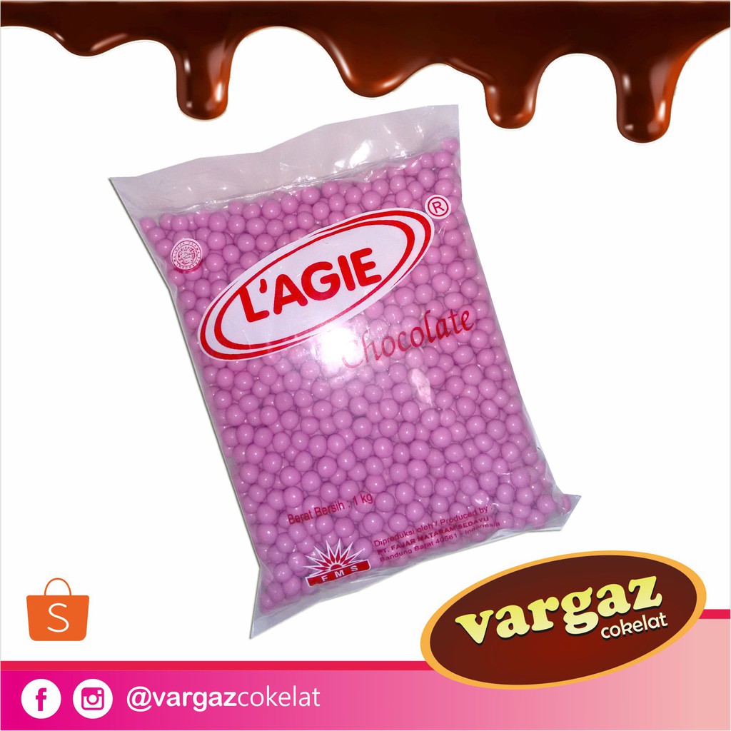 

Terlaris LAGIE Choco Golden City Mini Ball Cokelat Merah Muda Isi Biskuit Kemasan 1Kg