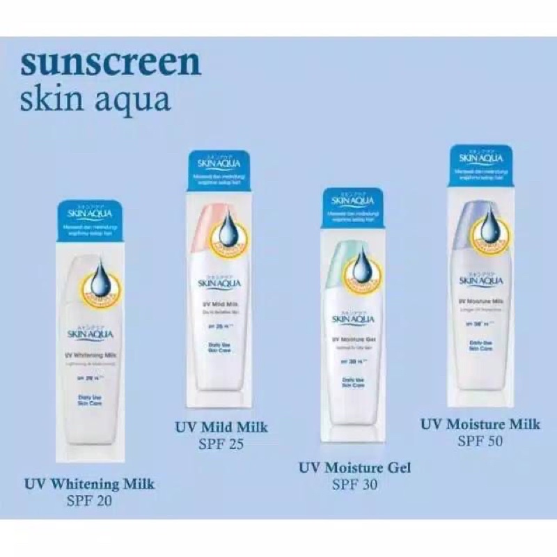 Sunscreen Skin Aqua