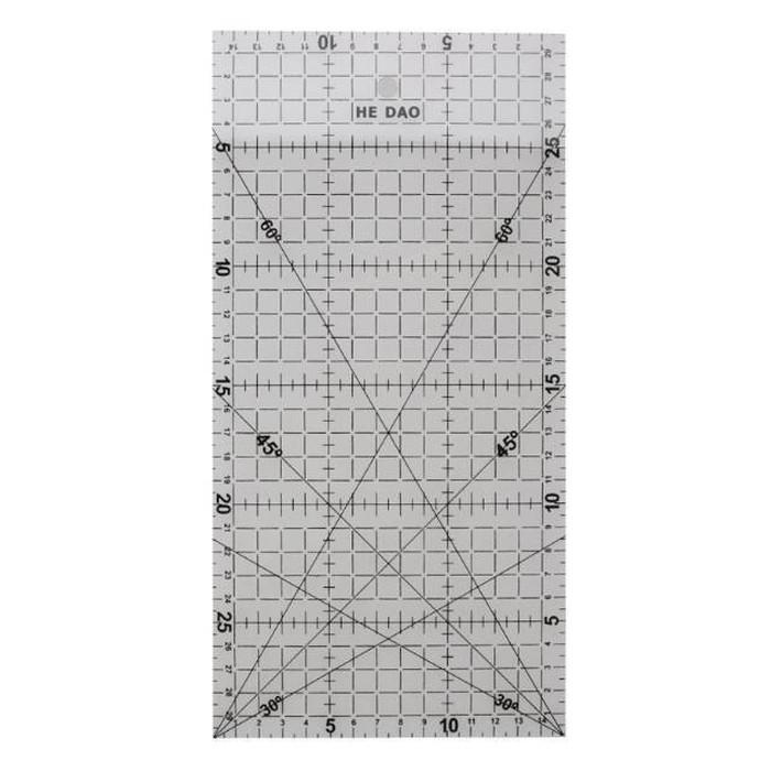 

Penggaris Patchwork Ruler Quilting Tools High Grade Acrylic Material