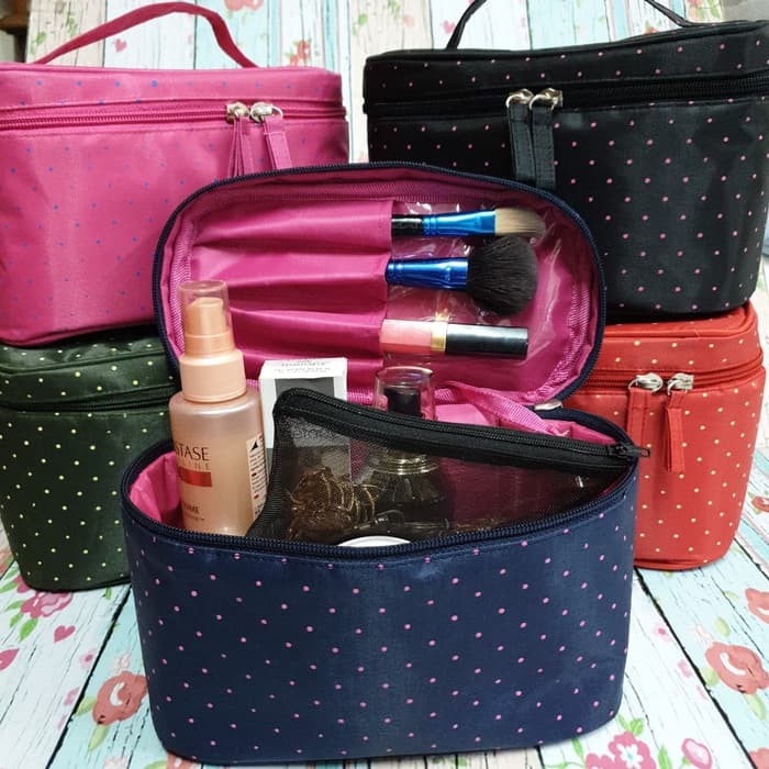 "Tas Kosmetik / Travel Pouch Cosmetic / Organizer Cosmetic Bag"