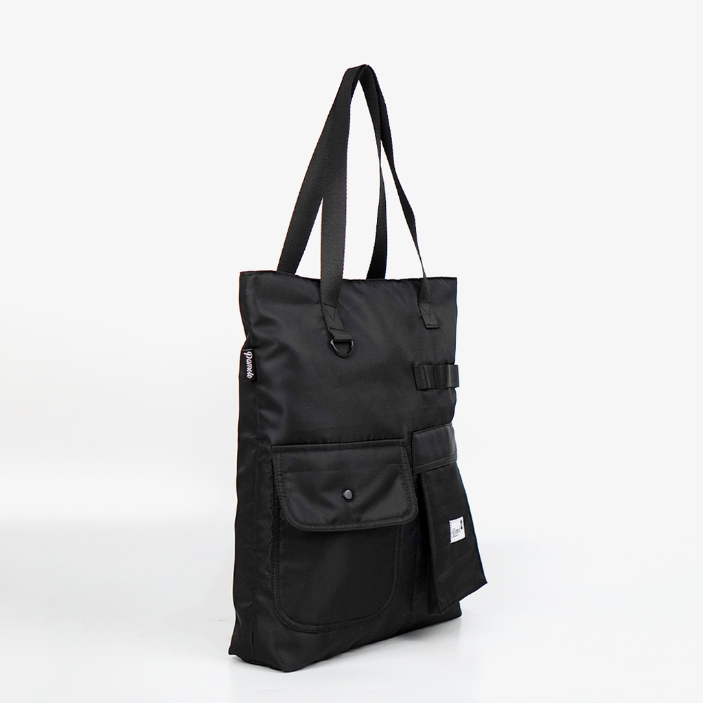 Pamole - Tas Tote Bag Unisex Totebag Waterproof Penutup Resleting Full Lapis Furing - Alen Series