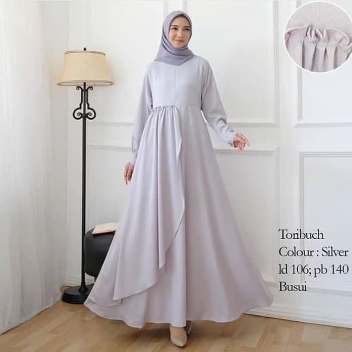 30 Ide Keren Remaja  Kekinian  Model Baju Gamis  Remaja  