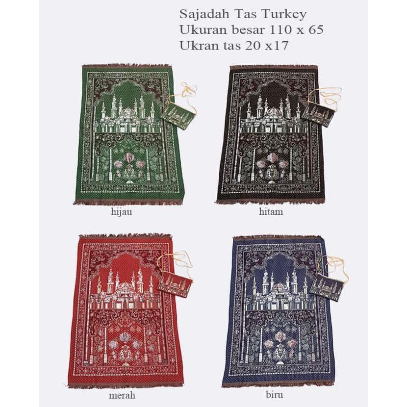 Sajadah Tas Turkey /Souvenir Sajadah /Oleh Oleh Haji - makmurt