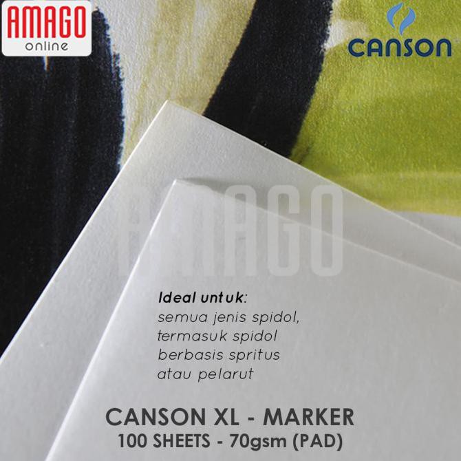 

Eklusif Canson Xl - Marker - 100 Sheets - A3 - 70G (Pad) - 200297237 Berkualitas