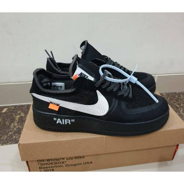 black offwhite af1