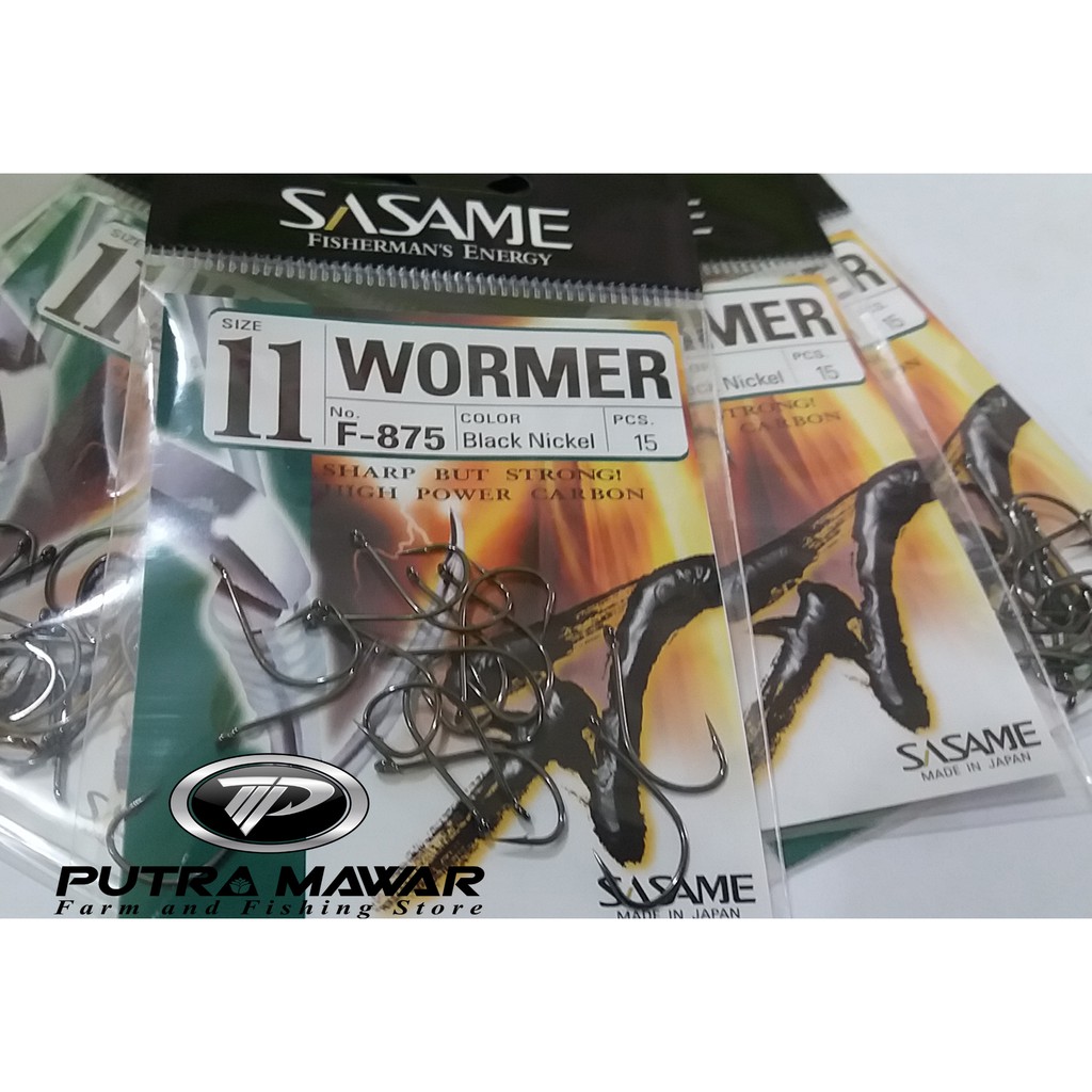Kail Pancing Sasame F875 Wormer F730 Sode F985 Akitakitune Warna Hitam Putih Super Kuat Tajam Murah