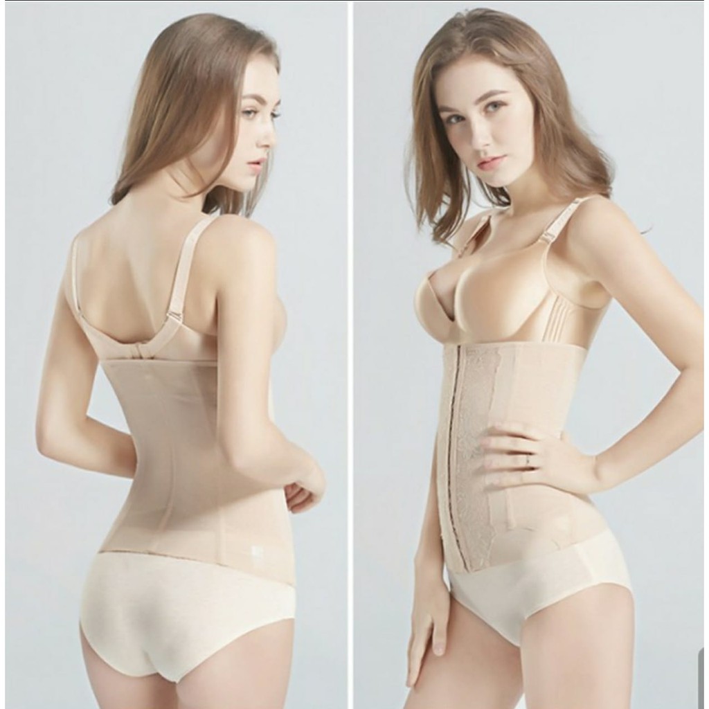 ROSE KORSET PELANGSING PERUT PENGAIT HOOK WAIST TRAINER BODY SHAPER CORSET HIGH QUALITY