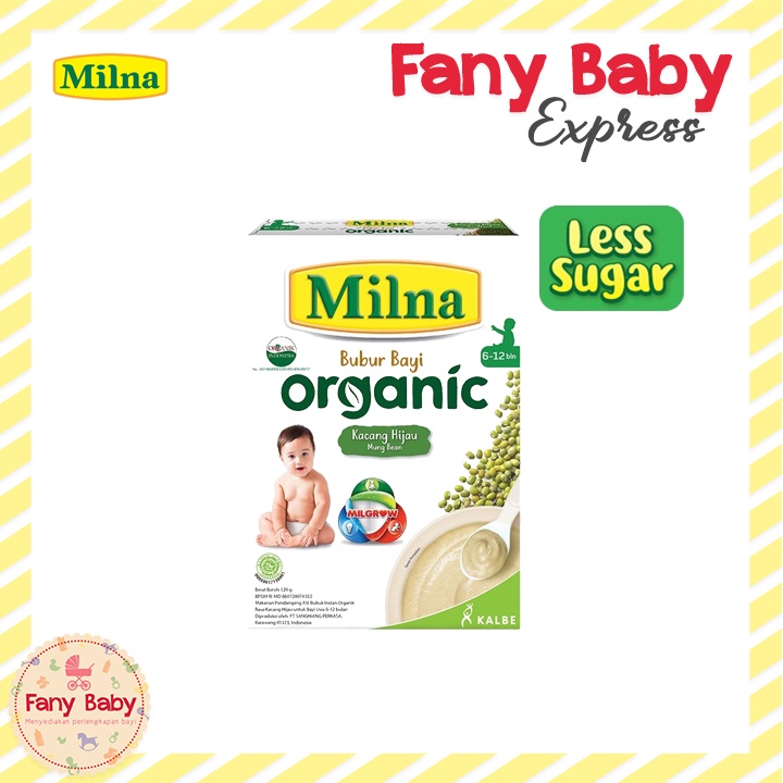 MILNA BUBUR ORGANIC 6+ BULAN 120G