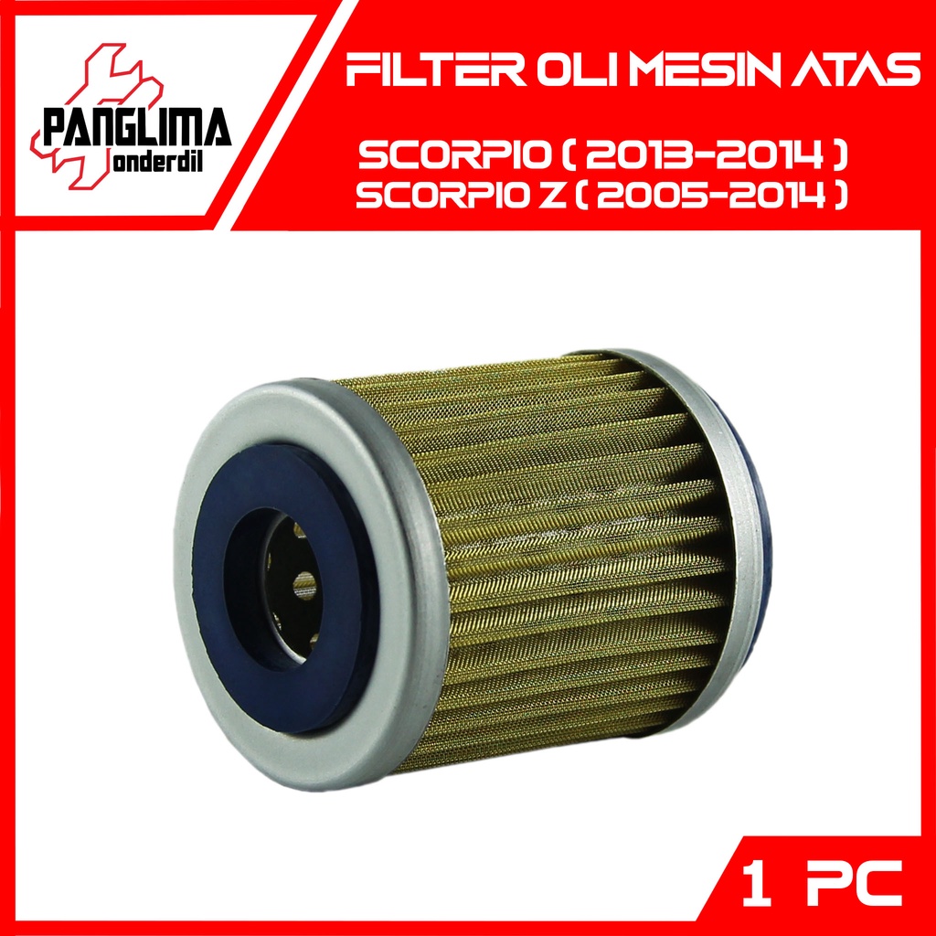 Filter Oli Mesin Atas Yamaha Scorpio Lama &amp; Scorpio Z-New Saringan-Pembersih-Cleaner Oil