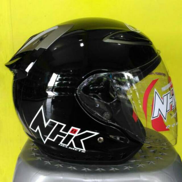 Helm NHK R6 Hitam glossy