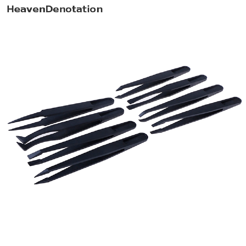 (Heavendenotation) 8pcs / Set Pinset Plastik Anti Statis