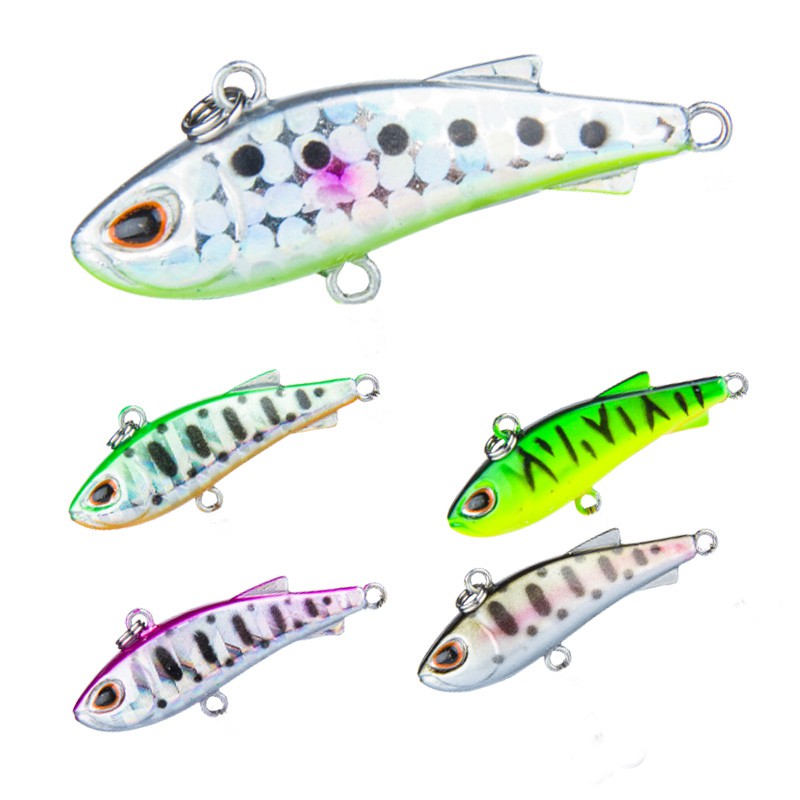 relix nusantara Umpan Mancing Alat Pancing Murah Umpan Pancing Buatan Kail Pancing Vib Umpan Mancing Umpan Pancing Umpan Ikan Alat Pancing 1PCS 3.8g/4cm Mini Minnow Lure Metal Lure