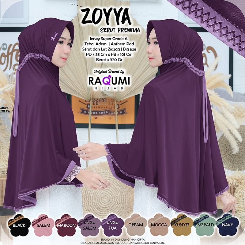 [original raqumi]ZOYYA HIJAB JUMBO