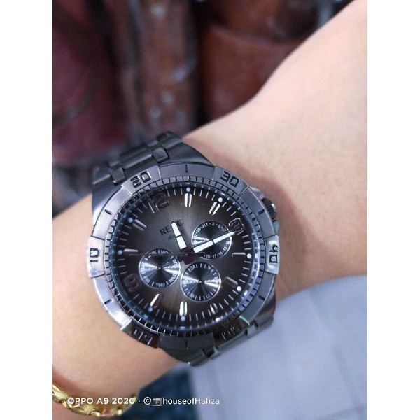 Relic Fossil gunmetal PL