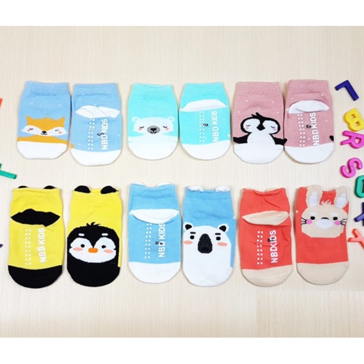 3pcs Kaos Kaki Bayi Import ANTI SLIP lucu, Bahan Nyaman CBKS LC