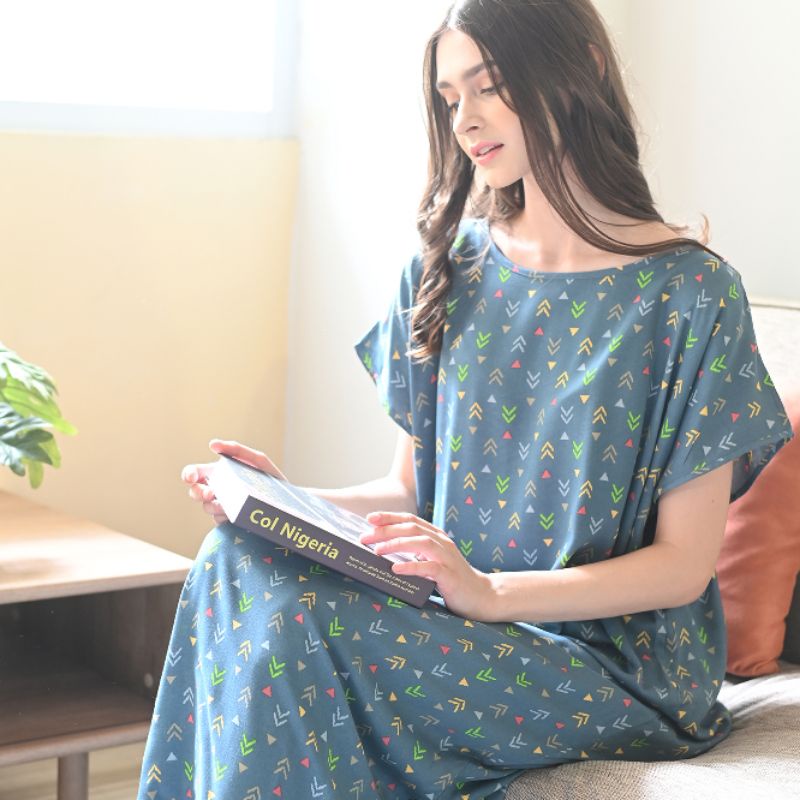 Daster Rayon HABEL NON BUSUI Panjang Semata Kaki-Habel 46