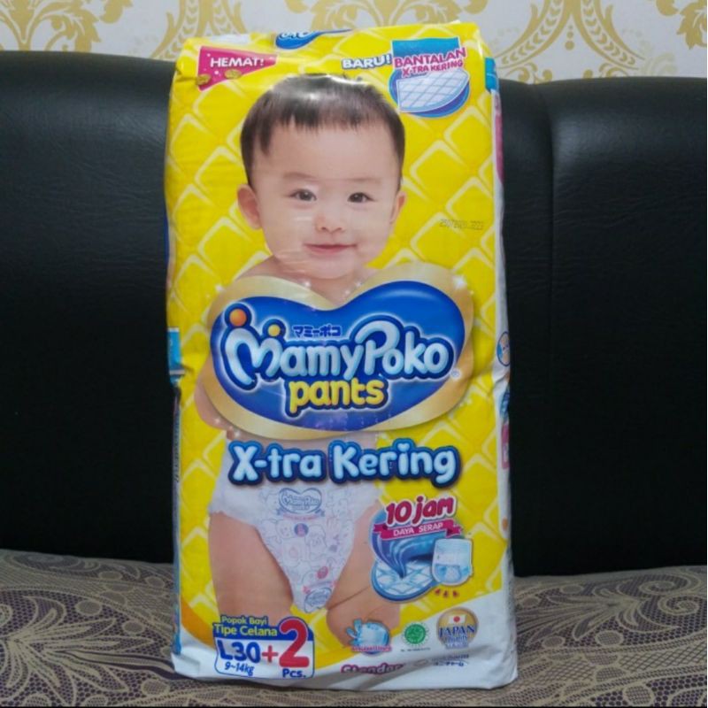 MamyPoko Pants Xtra Kering standar S40 M32 L28 XL 26 XXL 24