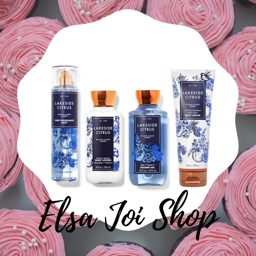 BBW Bath &amp; Body Works Lakeside Citrus SERIES