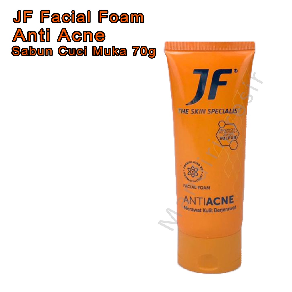 Anti Acne * JF Facial Foam * Sabun pencuci muka * 70g