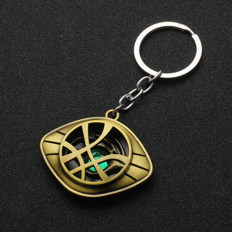 1pc Gantungan Kunci Desain The Avengers Doctor Strange Marvel Bahan Metal Untuk Dekorasi