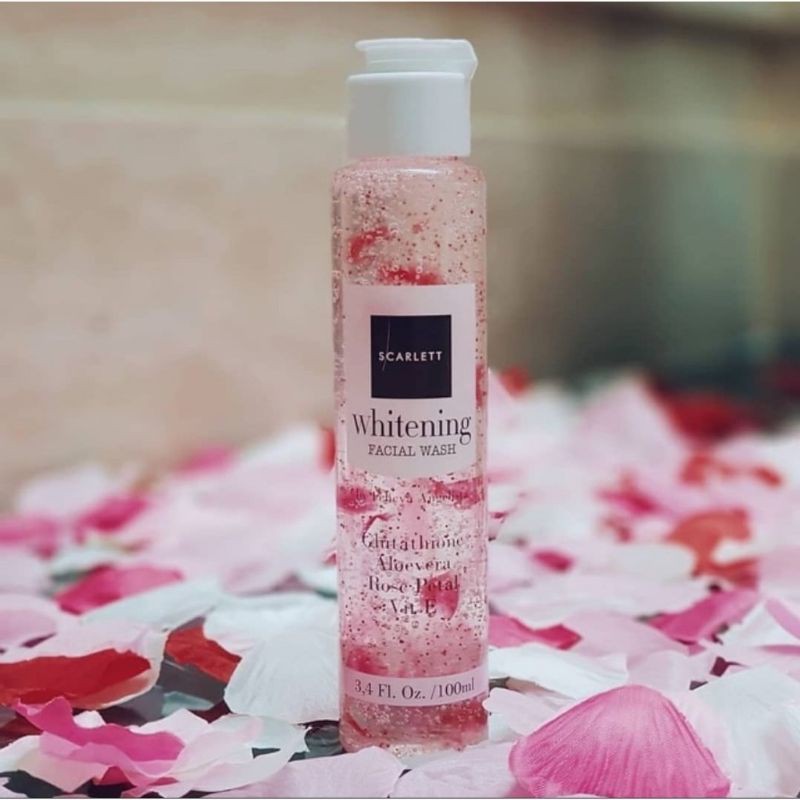 SCARLETT SCARLET WHITENING FACIAL WASH ORIGINAL SABUN WAJAH UNTUK SEMUA JENIS KULIT