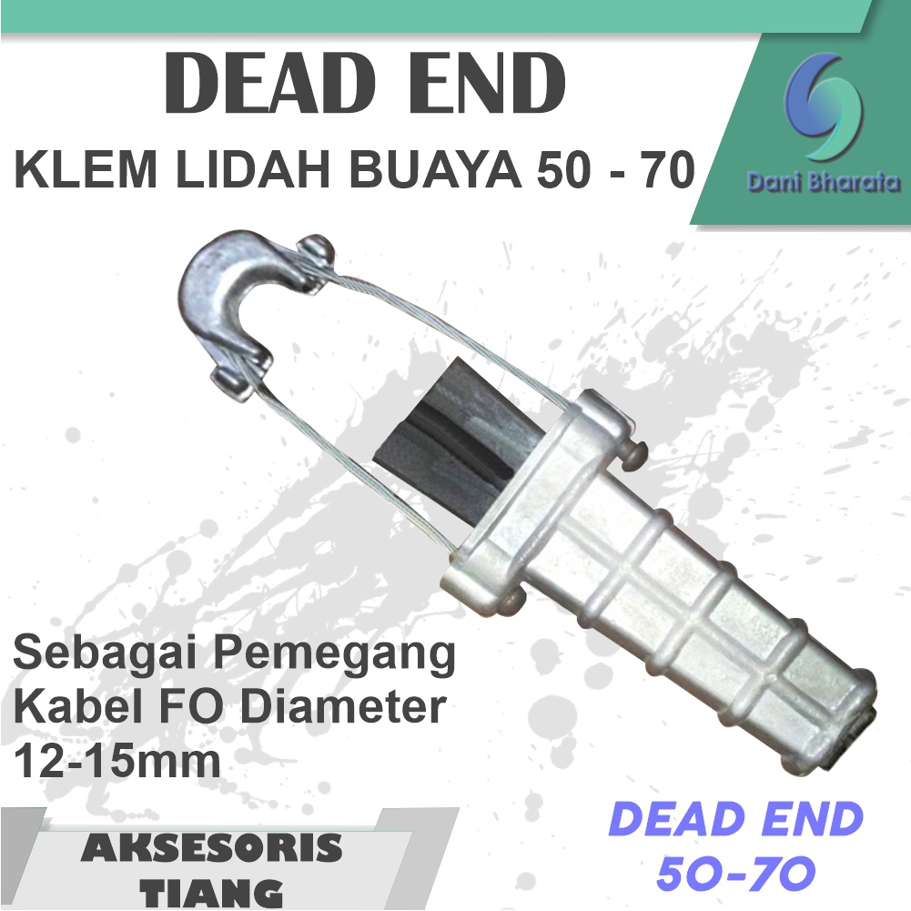 Clamp Lidah Buaya 50 - 70 / Anchoring Buaya / Dead end