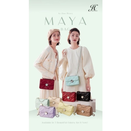 MAYA SLING BAG JIMS HONEY ORIGINAL tas wanita selempang jims honey terbaru kekinian fashionable impo