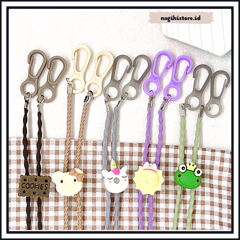 ✨NAGIHI✨ STRAP MASK LUCU / STRAP MASK CLAY / KALUNG MASKER