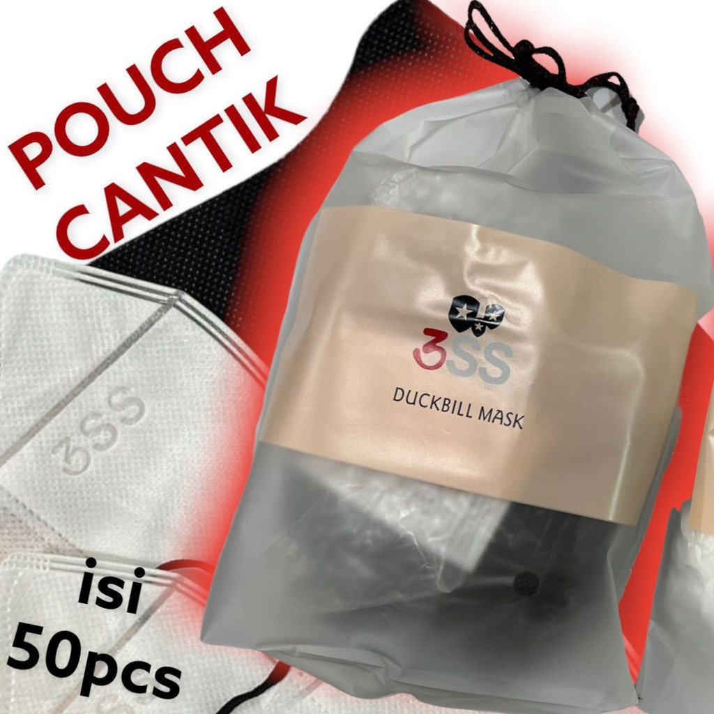MASKER DUCKBILL GARIS 3PLY SURGICAL ISI 50PCS/BOX [PERFECTHOME]-4