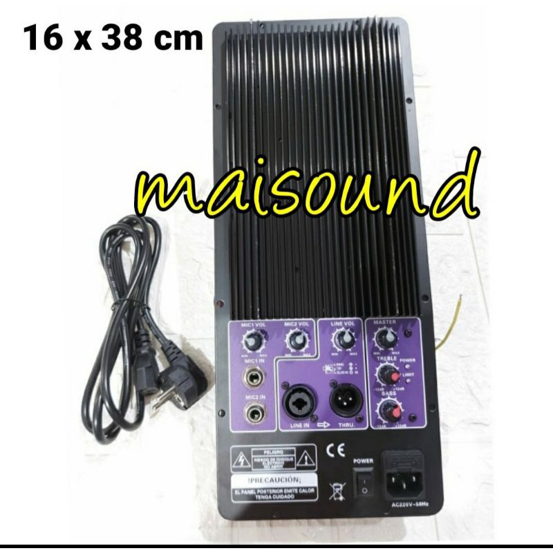 POWER KIT MESIN SPEAKER AKTIF MODEL HUPER 2000 WATT 16 x 40 CM 16X40 FREE KABEL POWER