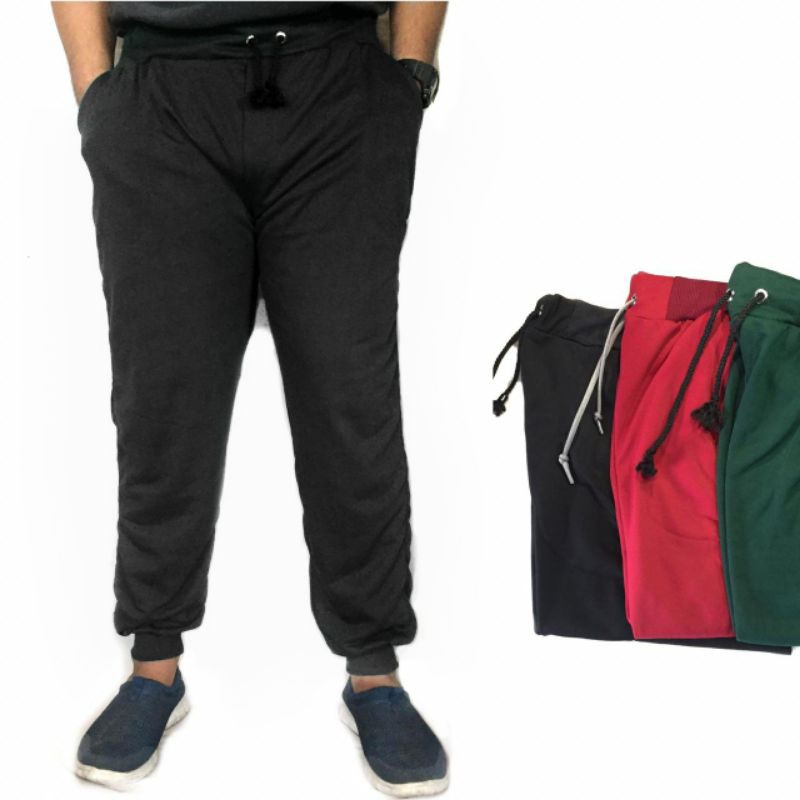 PROMO Celana Joger Jogger pants Polos Panjang Sweatpants Pria dan Wanita Banyak warna Size L-XL-XXL