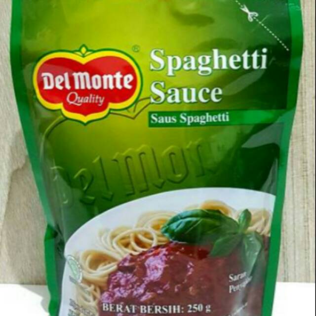 Saus saos spageti spaghetti sauce del monte 250 gram bumbu masak pasta