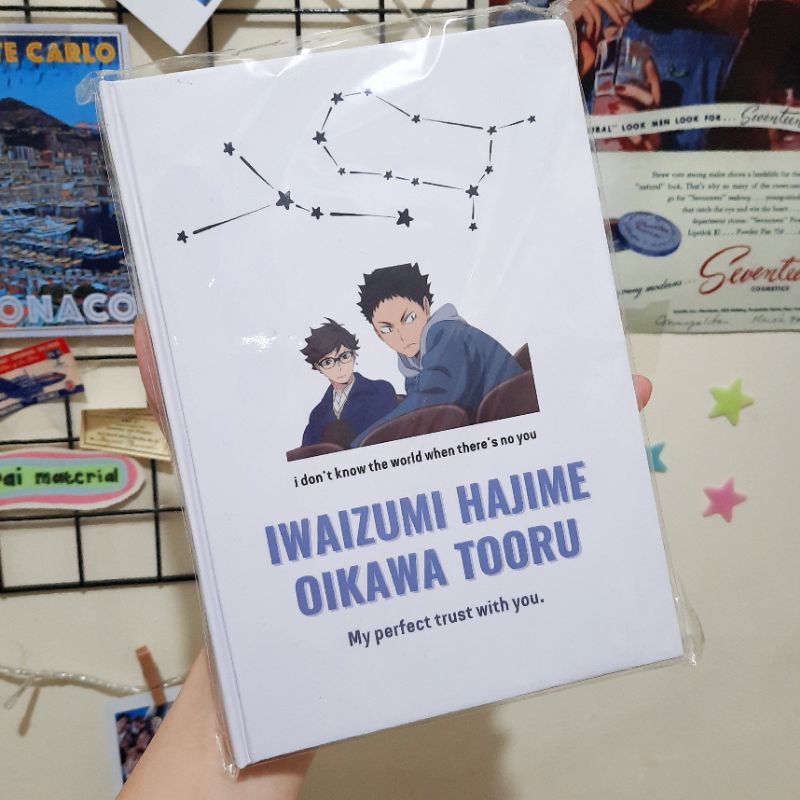 

(PO) HAIKYUU Notebook IwaOi Iwaizumi Oikawa A5 Hardcover