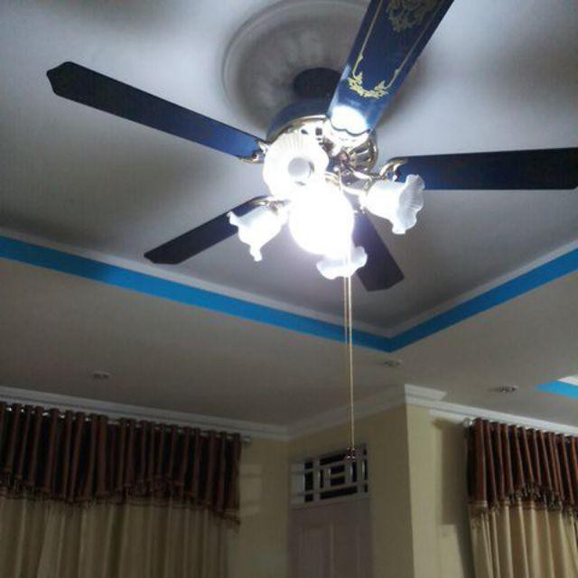 KIPAS ANGIN UCHIDA Ceiling Fan 52 inch Hitam 5 Lampu - CF113