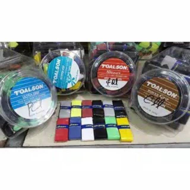 Grip / Handle / Pegangan / Kalep Raket Tenis / Badminton TOALSON ORIGINAL