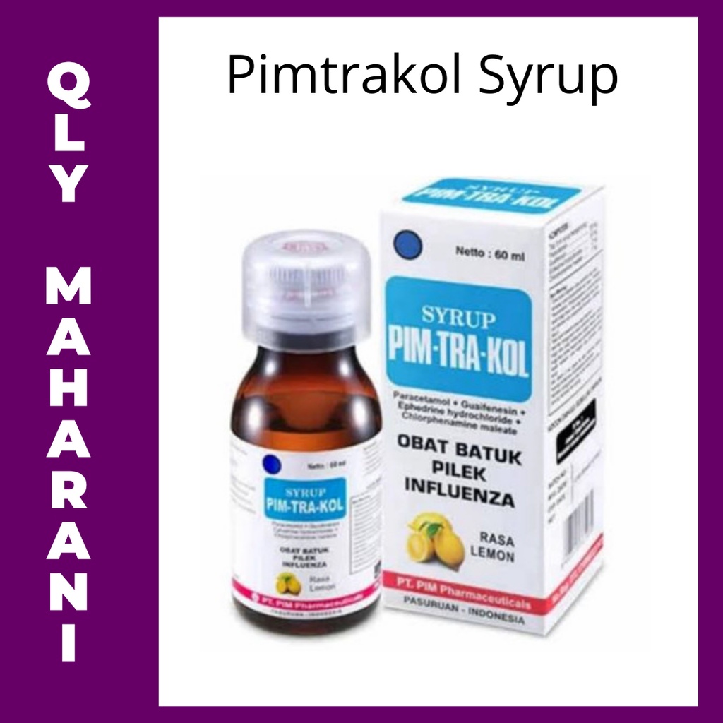 

PIMTRAKOL SYRUP 60 ML LEMON