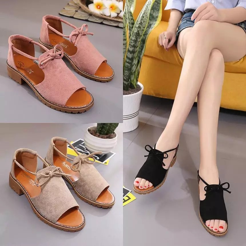  SANDAL  REMAJA  KEKINIAN  MASA KINI MURAH READY SANDAL  CEWEK 