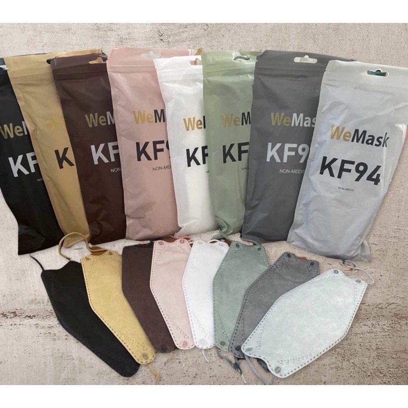 MASKER KF94 4ply WeMASK WARNA ISI 10pcs PerPack / Masker kf94 4 ply