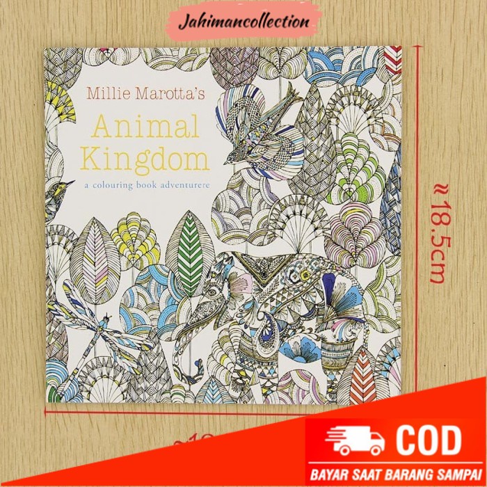 

✨ BISA COD ✨ English Edition Coloring Book - ANIMAL KIGDOM (24pages)