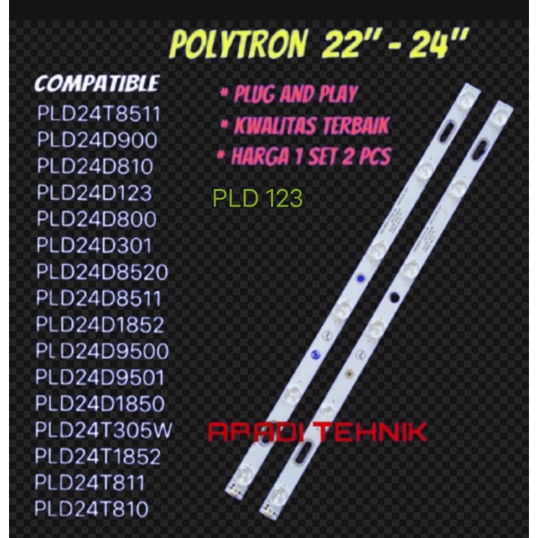 backlight polytron 24" 24 inch 22 INCH PLD-24D900 PLD-24t811 pld-24t810 pld