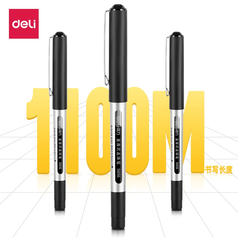 

Deli Balpen 0.5mm ujung tumpul , cepat kering,halus untuk menulis S656