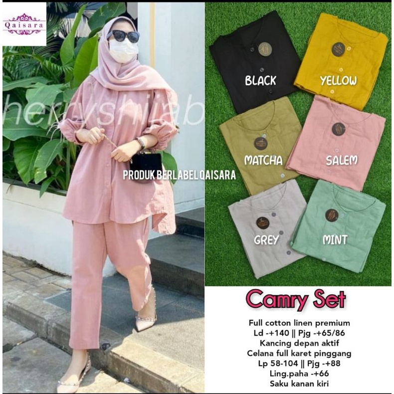 CAMRY SET BY QAISARA/SETELAN WANITA QAISARA