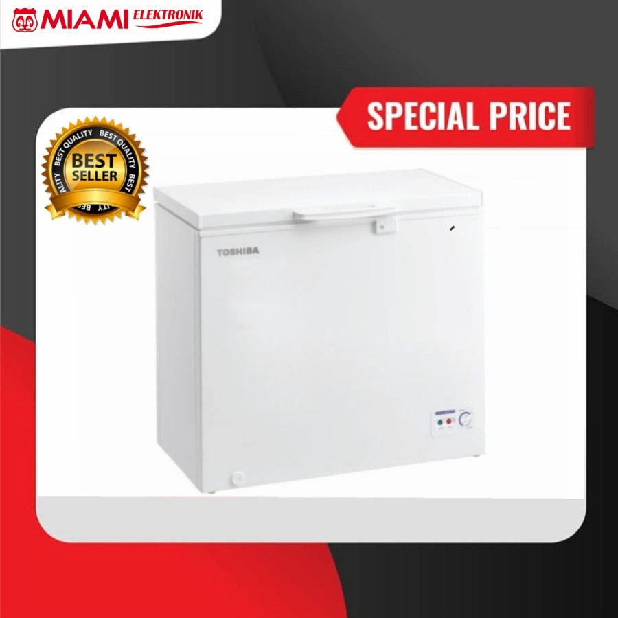 Chest Freezer Toshiba CRA180L / Freezer Box Toshiba 180Liter CRA180