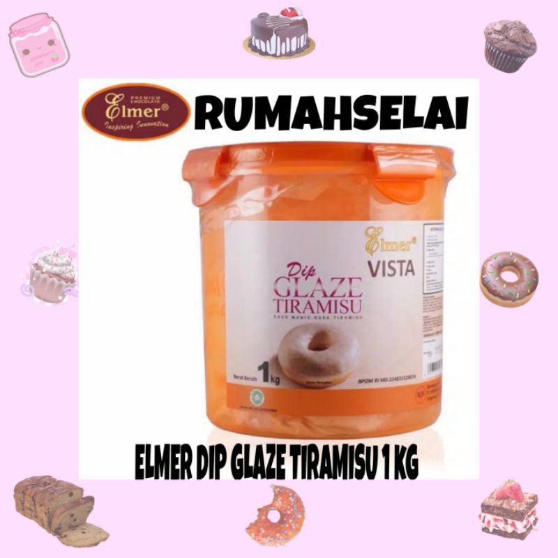 

ELMER Dip Glaze Tiramisu Vista 1 Kg