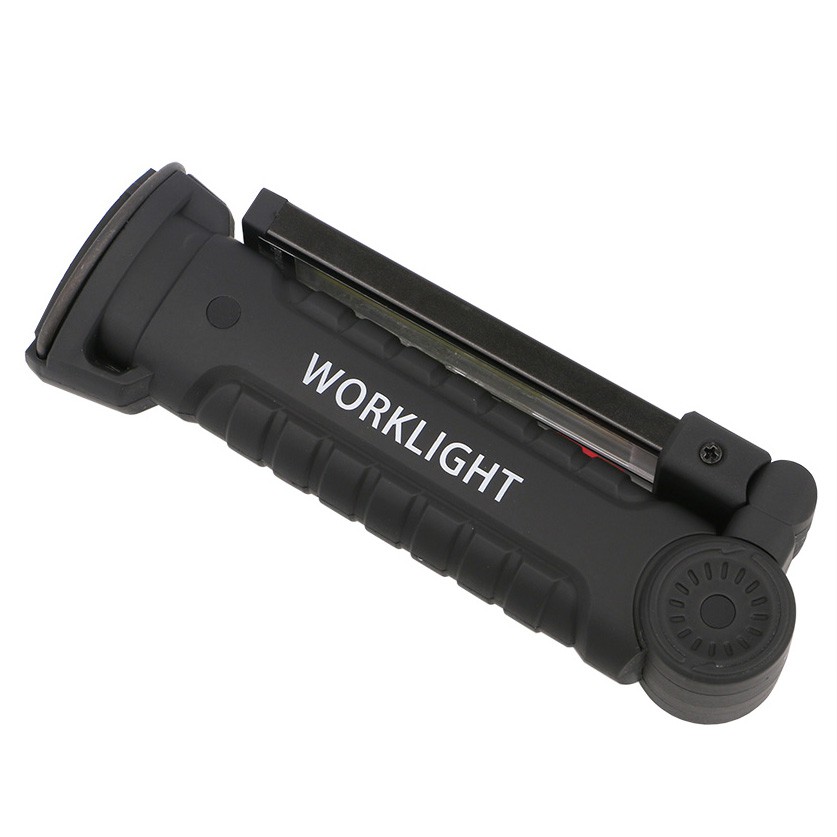 TaffLED Worklight Senter COB Magnetic Flashlight LED 2000 Lumens - 175A - Black