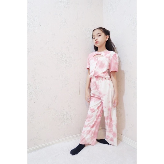 setelan anak import 4-11thn/setelan kulot panjang anak perempuan/setelan anak korea/setelan celana p