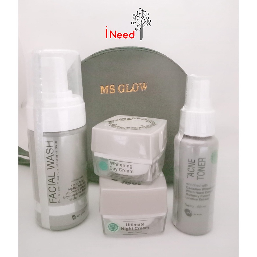 (INEED) MS GLOW PAKET PERWATAN WAJAH