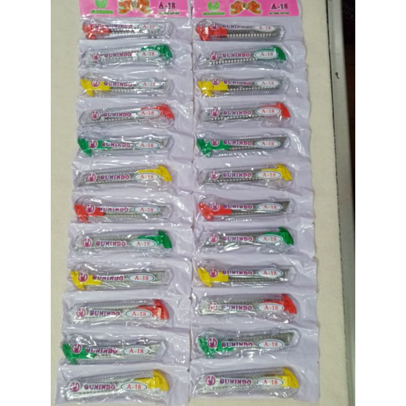 

12pc kater Cutter besar gunindo Original